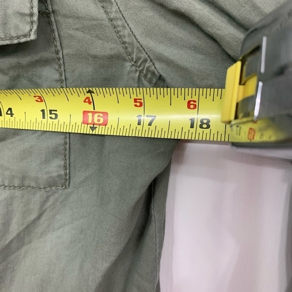 Y2K Grunge Army Green Shacket by Seventeen Whimsigoth 90’s - Picture 9 of 10